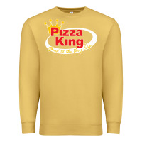 Antique Gold pizza king cowboy Premium Sweatshirt - linhVisuals