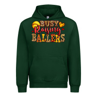Forest Green busy raising ballers softball Urban Hoodie - Jasminsmagicworld