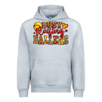 Heather Grey busy raising ballers softball Urban Hoodie - Jasminsmagicworld