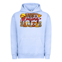 Pigment Grape Ice busy raising ballers softball Urban Hoodie - Jasminsmagicworld