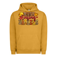Pigment Peanut Butter busy raising ballers softball Urban Hoodie - Jasminsmagicworld