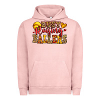 Pigment Salmon busy raising ballers softball Urban Hoodie - Jasminsmagicworld