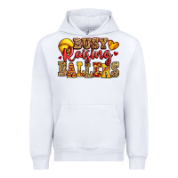 White busy raising ballers softball Urban Hoodie - Jasminsmagicworld