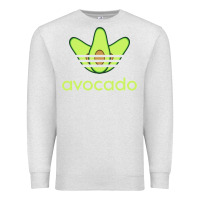 Oatmeal Heather newavocado originals three stripes Premium Sweatshirt - linhVisuals