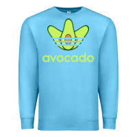 Ocean Blue newavocado originals three stripes Premium Sweatshirt - linhVisuals