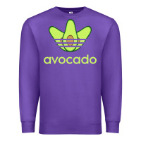 Purple newavocado originals three stripes Premium Sweatshirt - linhVisuals