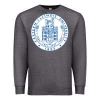 Charcoal Heather eastern illinois university seal Premium Sweatshirt - linhVisuals