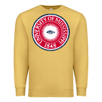 Antique Gold university of mississippi seal Premium Sweatshirt - linhVisuals