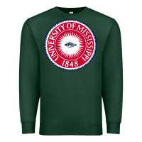Sports Green university of mississippi seal Premium Sweatshirt - linhVisuals