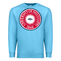 Ocean Blue university of mississippi seal Premium Sweatshirt - linhVisuals