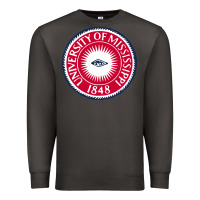 Smoke university of mississippi seal Premium Sweatshirt - linhVisuals