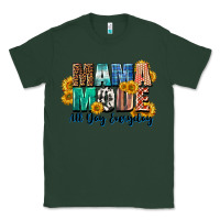 Sports Green Mama mode all day everyday  Mother's Day Classic Tee - CowGirlArtShop