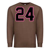 Chestnut number 24 sports jersey athlete fan pink black lucky number t shirt Premium Sweatshirt - linhVisuals
