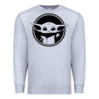 Heather Grey newbaby yoda 01 Premium Sweatshirt - linhVisuals