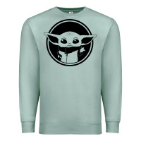 Seafoam newbaby yoda 01 Premium Sweatshirt - linhVisuals