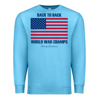 Ocean Blue newback to back world war champs back Premium Sweatshirt - linhVisuals
