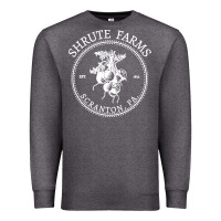 Charcoal Heather shrute farms original Premium Sweatshirt - linhVisuals