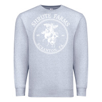 Heather Grey shrute farms original Premium Sweatshirt - linhVisuals