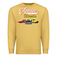 Antique Gold vintage classic oldies cars Premium Sweatshirt - linhVisuals