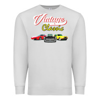 Dove Grey vintage classic oldies cars Premium Sweatshirt - linhVisuals