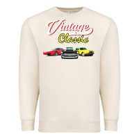 Sandshell vintage classic oldies cars Premium Sweatshirt - linhVisuals