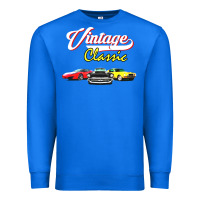 True Royal vintage classic oldies cars Premium Sweatshirt - linhVisuals