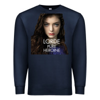 Navy Lorde Premium Sweatshirt - linhVisuals