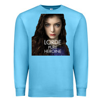 Ocean Blue Lorde Premium Sweatshirt - linhVisuals