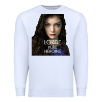 White Lorde Premium Sweatshirt - linhVisuals
