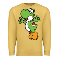 Antique Gold yoshi Premium Sweatshirt - linhVisuals