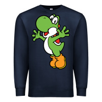 Navy yoshi Premium Sweatshirt - linhVisuals