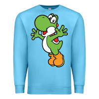 Ocean Blue yoshi Premium Sweatshirt - linhVisuals
