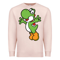 Pale Pink yoshi Premium Sweatshirt - linhVisuals