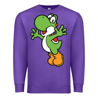 Purple yoshi Premium Sweatshirt - linhVisuals