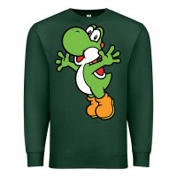 Sports Green yoshi Premium Sweatshirt - linhVisuals