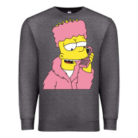 Charcoal Heather newbart simpson camron Premium Sweatshirt - linhVisuals