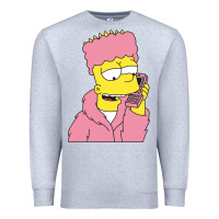 Heather Grey newbart simpson camron Premium Sweatshirt - linhVisuals