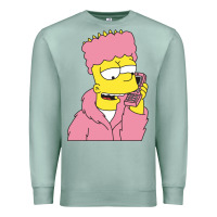 Seafoam newbart simpson camron Premium Sweatshirt - linhVisuals