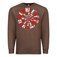 Chestnut White Stripes Premium Sweatshirt - linhVisuals