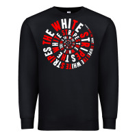 Black White Stripes Premium Sweatshirt - linhVisuals