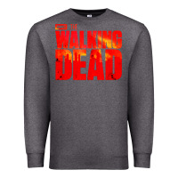 Charcoal Heather the walking dead blood Premium Sweatshirt - linhVisuals