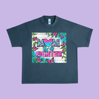 Mom Is A Fighter Tumbler Urban Heavy Tee Designed By Bundleandbundleshop