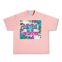 Salmon Mom Is A Fighter Tumbler Urban Heavy Tee - BundleAndBundleShop