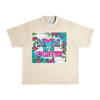 Sandshell Mom Is A Fighter Tumbler Urban Heavy Tee - BundleAndBundleShop