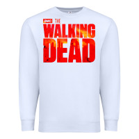 White the walking dead blood Premium Sweatshirt - linhVisuals