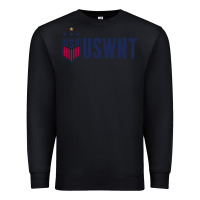 Black uswnt champion Premium Sweatshirt - linhVisuals