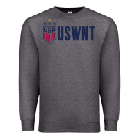 Charcoal Heather uswnt champion Premium Sweatshirt - linhVisuals