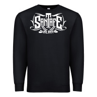 Black santa fe klan merch santa  , Premium Sweatshirt - linhVisuals
