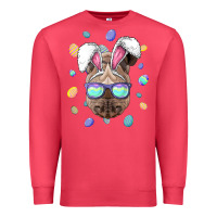 Cardinal rhino easter bunny ears funny easter eggs hunting sweatshirt Premium Sweatshirt - linhVisuals