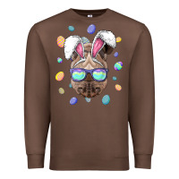 Chestnut rhino easter bunny ears funny easter eggs hunting sweatshirt Premium Sweatshirt - linhVisuals